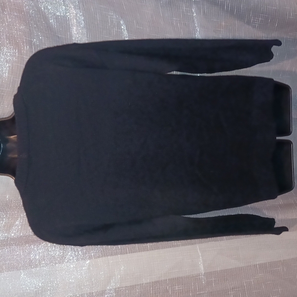 Relatively Crew Neck Pullover Sweater With Embroidered Flowers, M - Picture 5 of 6